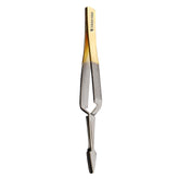 Best Fish Tweezers Self Closing Straight Jaw Gold & Satin 4'' Fly Tweezer